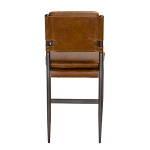Wooster Counter Chair, Cuba Brown Leather