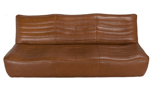 Mcclain 3 Seater, Roche Tan Leather