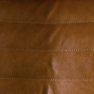 Mcclain Swivel Single Sofa, Roche Tan Leather
