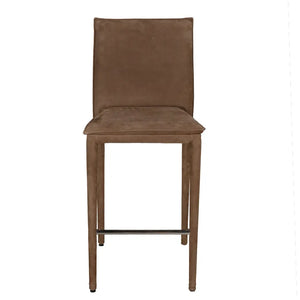 Newton Counter Chair, Orris Brown Leather