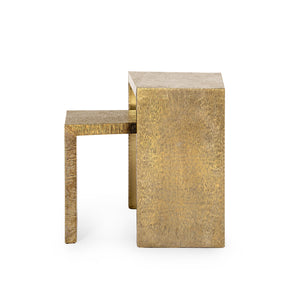Linus Nesting Tables, Antique Brass | Linus Collection | Villa & House