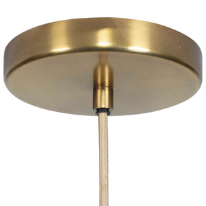 Uttermost Murmur Woven Brass 1 Light Pendant