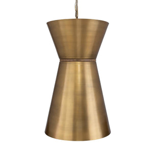 Uttermost Crocker Brass 1 Light Mini Pendant
