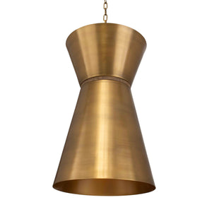Uttermost Crocker Brass 1 Light Mini Pendant