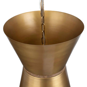Uttermost Crocker Brass 1 Light Mini Pendant