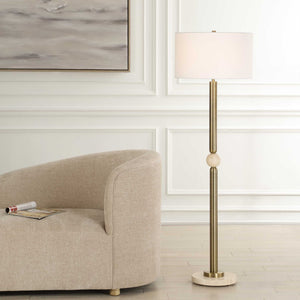 Uttermost Hudson Gold Floor Lamp