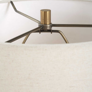 Uttermost Bower Matt Black Table Lamp