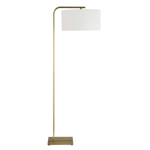 Uttermost Laight Antique Brass Floor Lamp