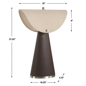 Uttermost Conover Brown Modern Table Lamp