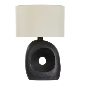 Uttermost Peephole Outdoor Bronze Table Lamp