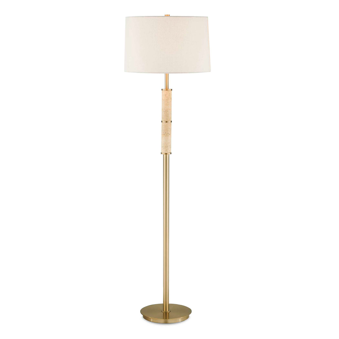 Uttermost Verlaine Travertine Floor Lamp