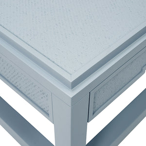 Locklin in Light Blue Grasscloth