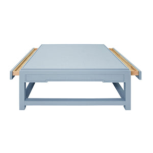 Locklin in Light Blue Grasscloth