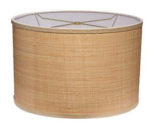 Drum Raffia Shade, Medium