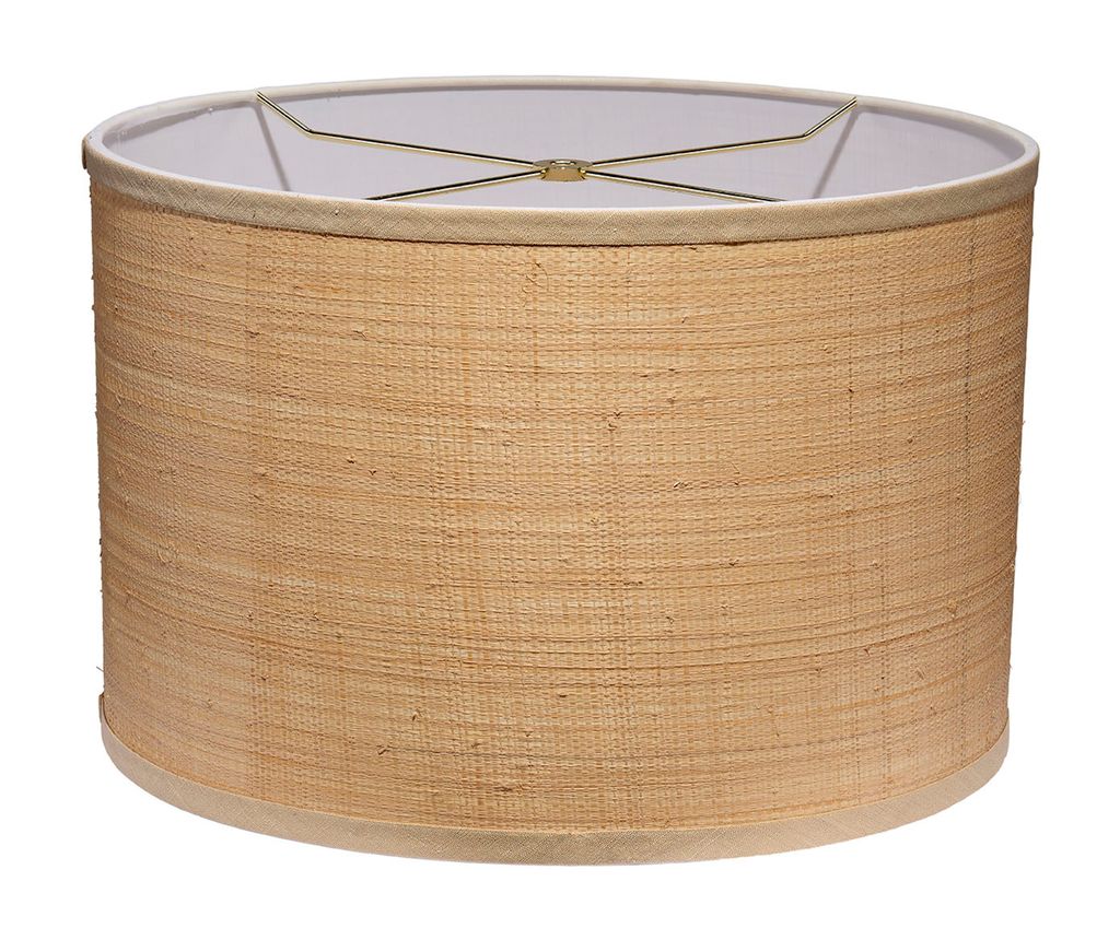 Drum Raffia Shade, Medium