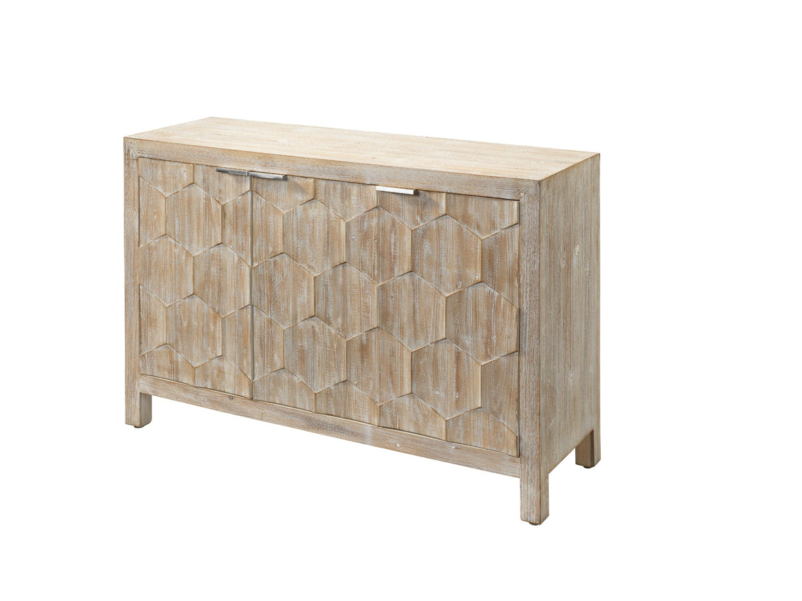 Juniper Three-Door Wood Cabinet