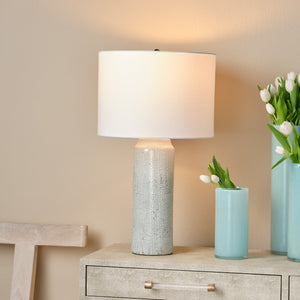 Bella Ceramic Table Lamp, Blue