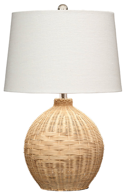 Cape Rattan Table Lamp, Natural