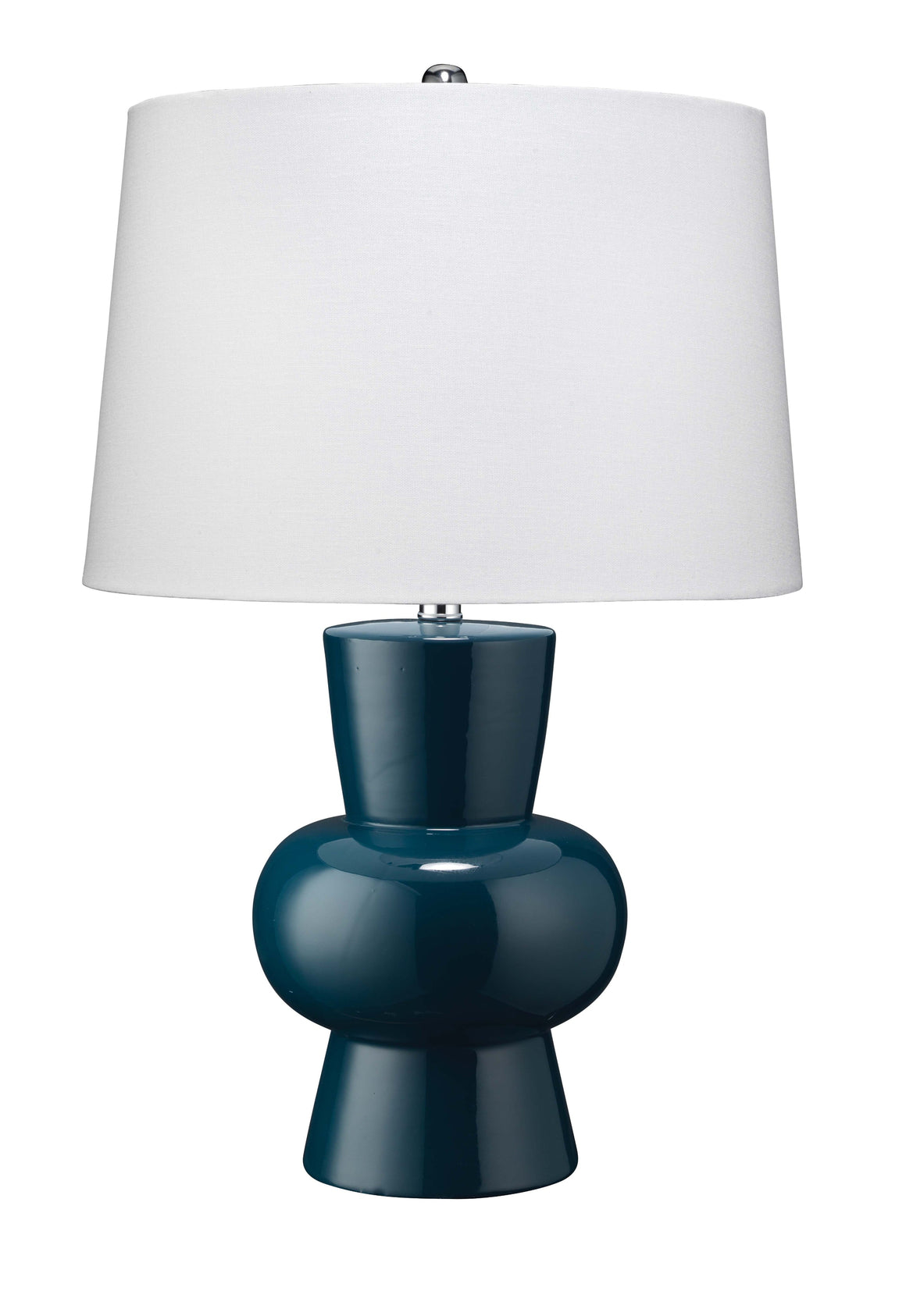 Clementine Ceramic Table Lamp, Blue