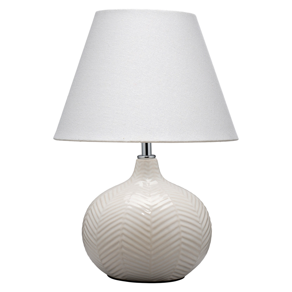 Fern Table Lamp, Cream