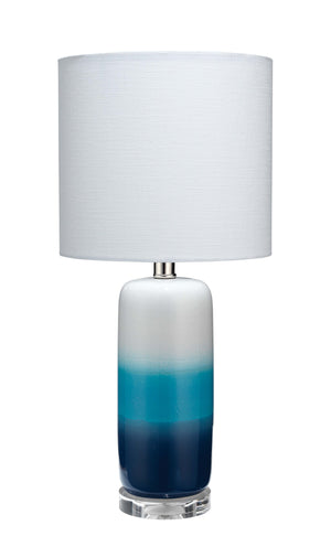 Haze Ceramic Table Lamp, Blue