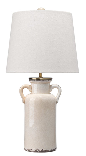 Piper Ceramic Table Lamp, Cream