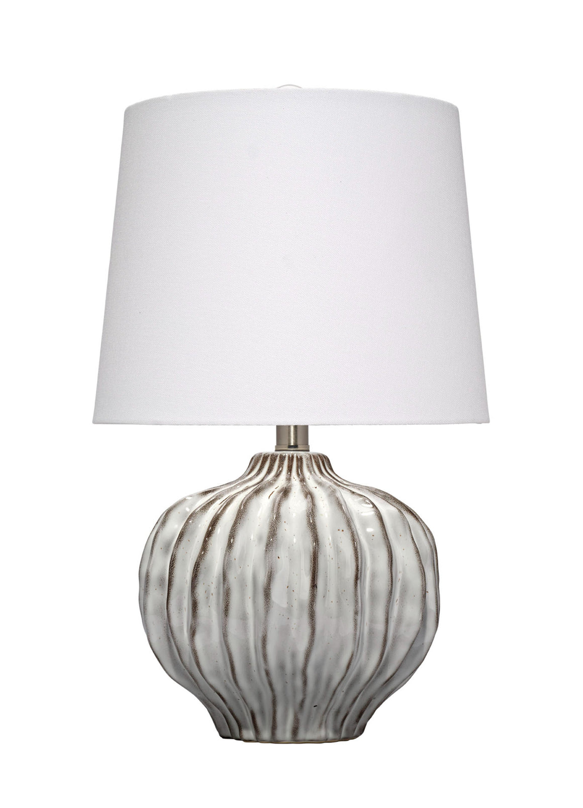 Reef Ceramic Table Lamp with Linen Shade