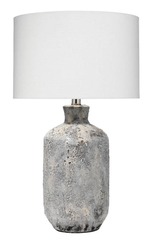 Blaire Ceramic Table Lamp, Grey