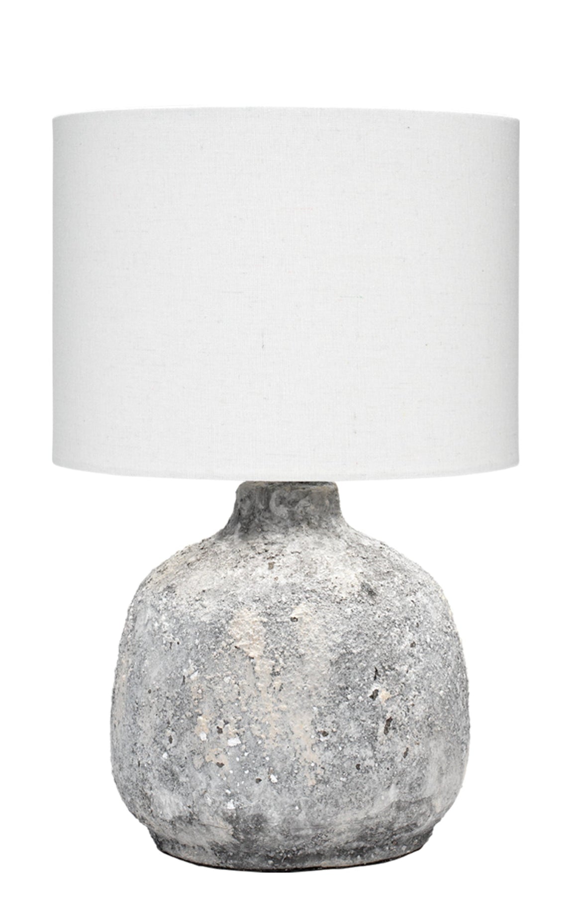 Blake Ceramic Table Lamp, Grey