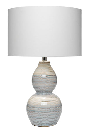 Catalina Ceramic Wave Table Lamp