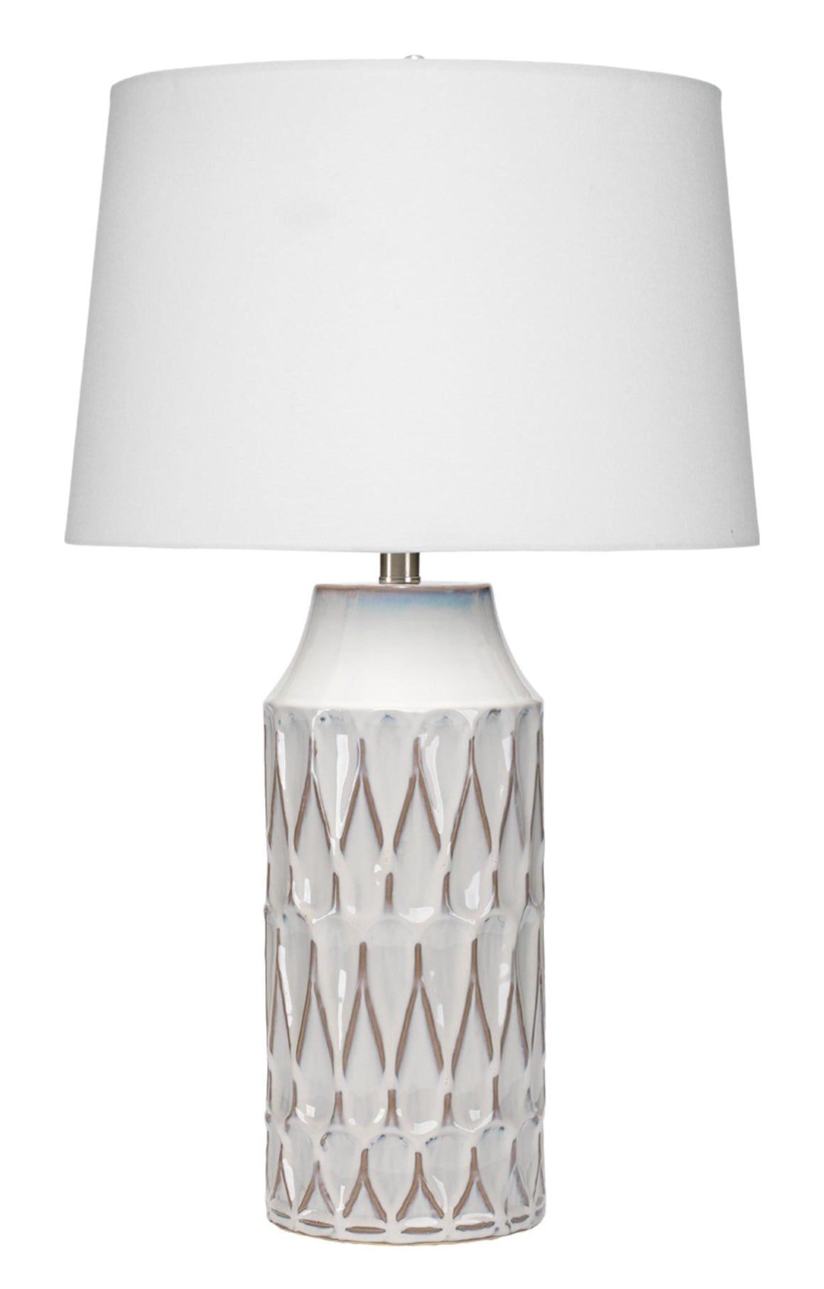 Dalia Ceramic Table Lamp, White