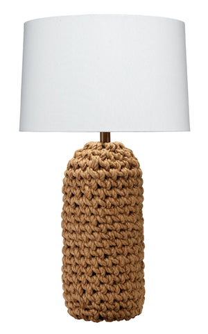 Lawrence Jute Table Lamp, Brown