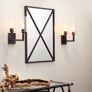 Xander Iron Rectangle Wall Mirror