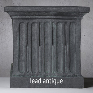 Ribbed Longport Tabletop Stone Fountain - Alpine Stone Patina