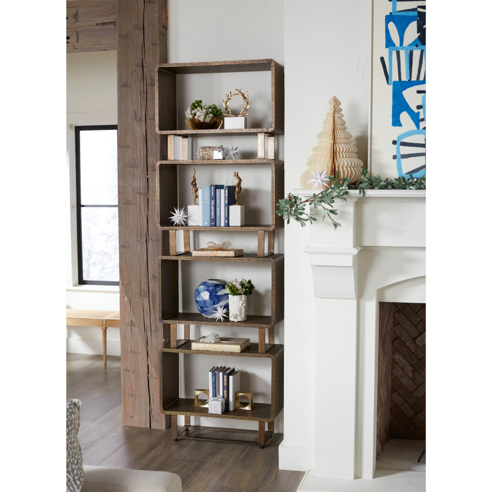 Etagere in Antique Brass | Verra Collection | Villa & House