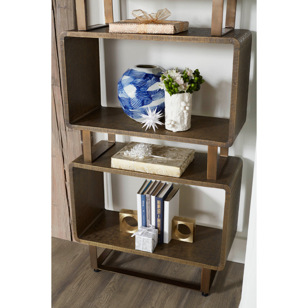 Etagere in Antique Brass | Verra Collection | Villa & House