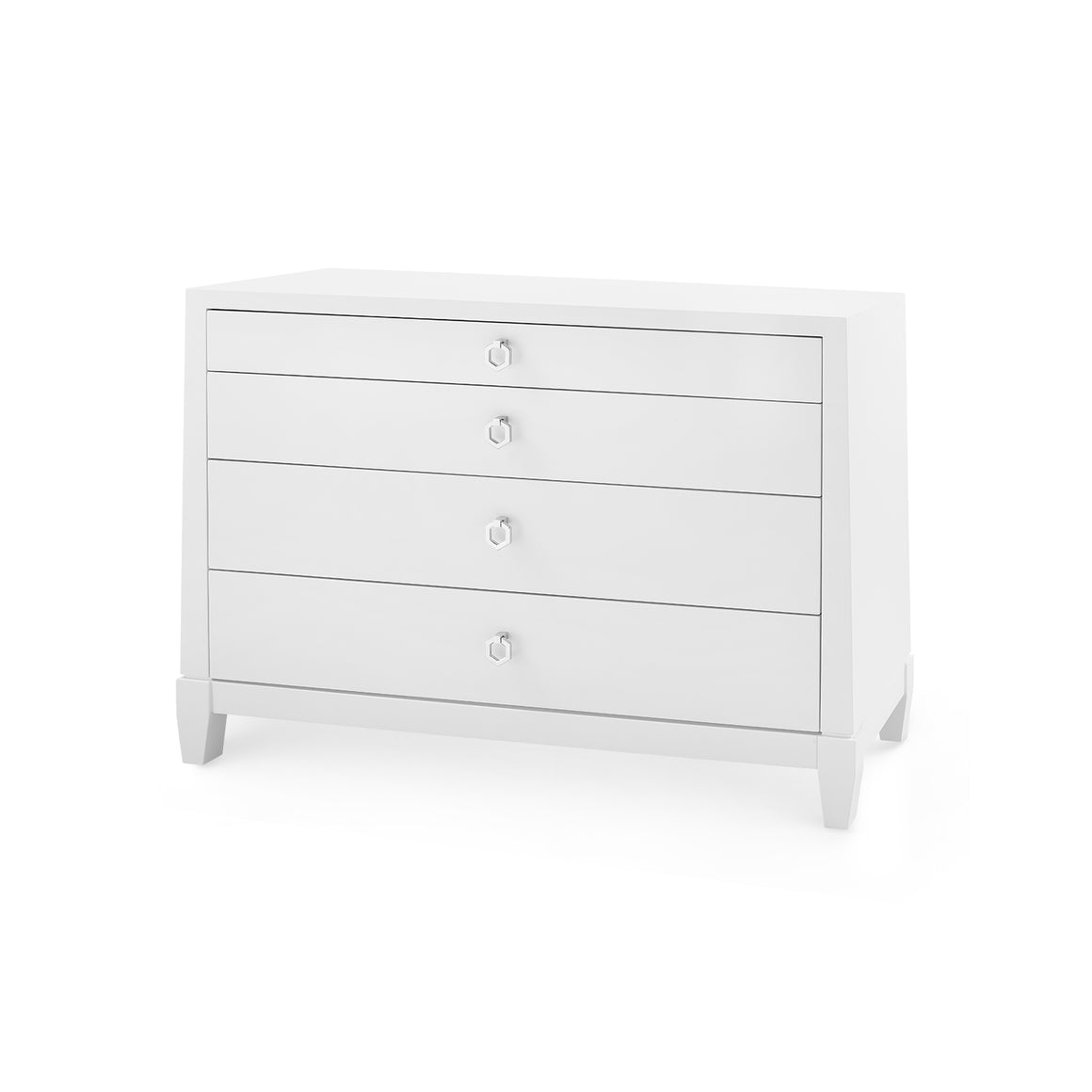 Madison Large 4-Drawer, Chiffon White | Madison Collection | Villa & House