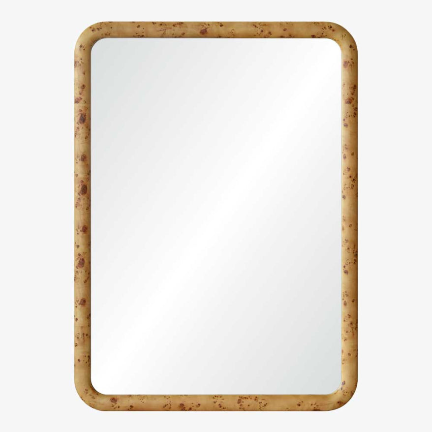 Pale Oak Burl Mirror