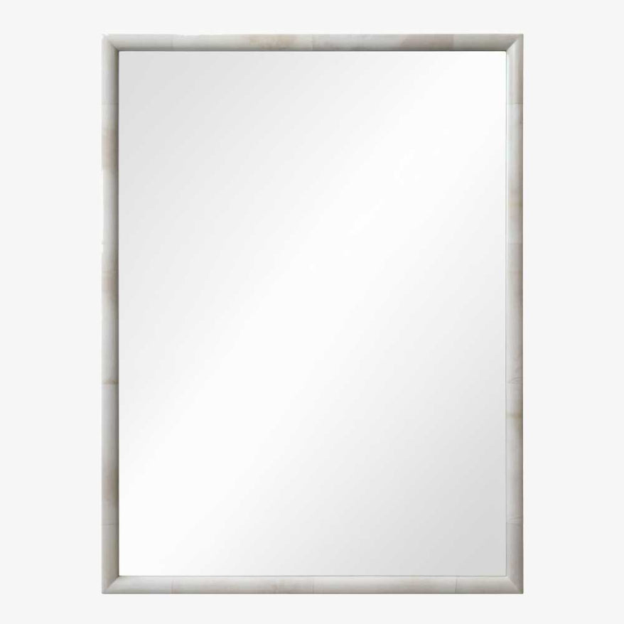Pale Parchment Mirror