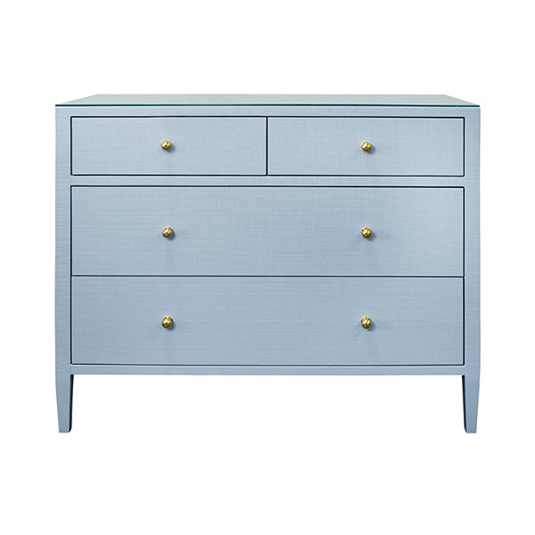 Michelle Chest in Light Blue Linen