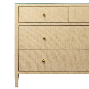 Michelle Chest in Natural Grasscloth
