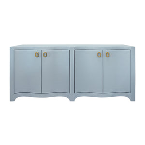 Miffy Buffet in Textured Light Blue Linen
