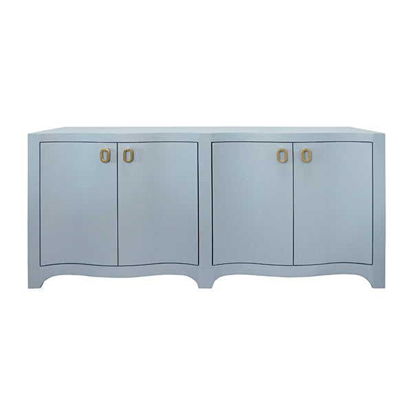Miffy Buffet in Textured Light Blue Linen