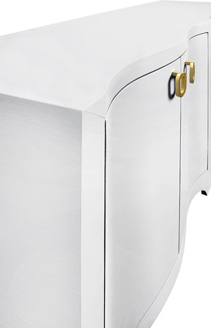 Miffy Buffet in Textured White Linen