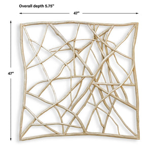 Uttermost Tangled Up Outdoor Teak Wall Decor