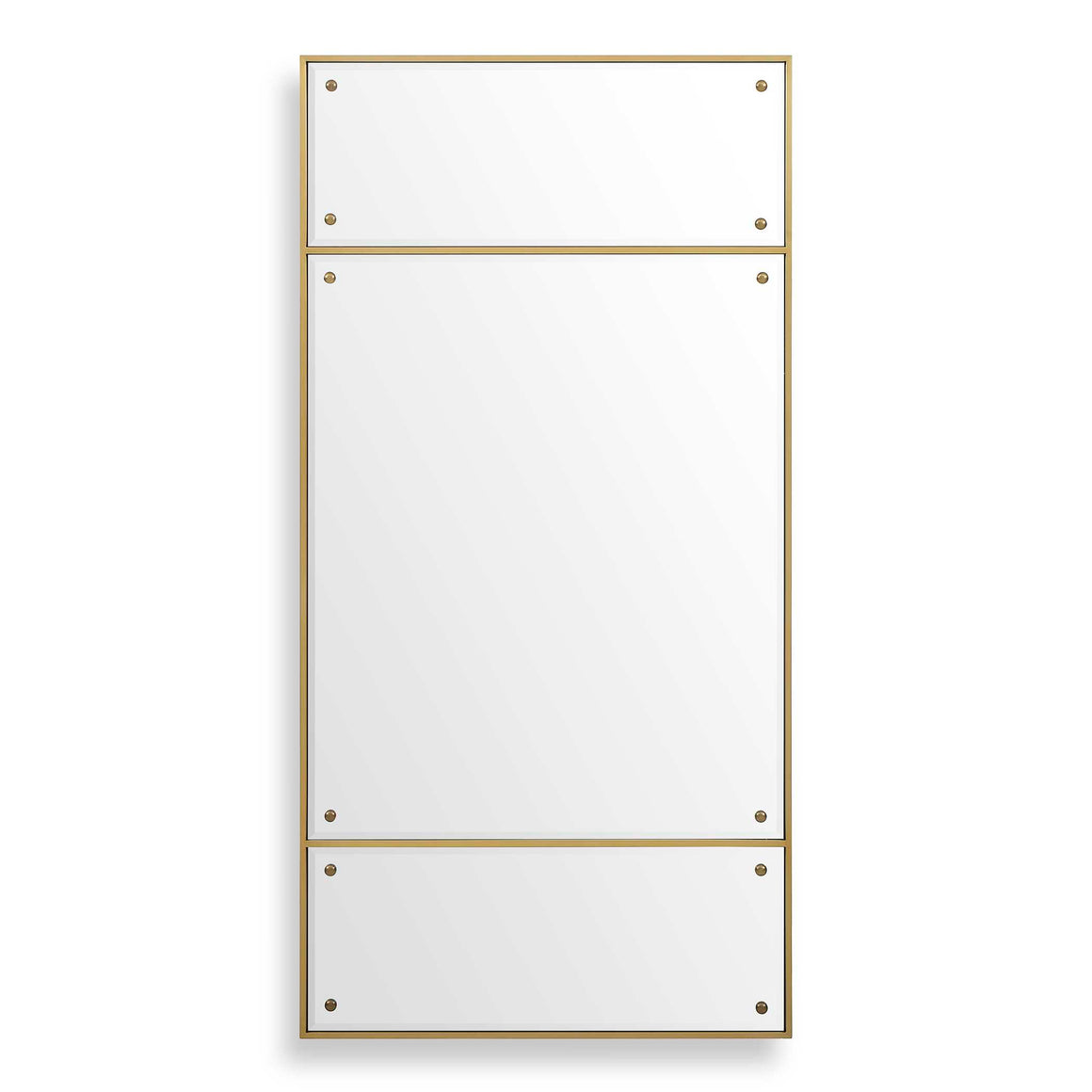 Uttermost Wrenton Brass Rectangular Mirror