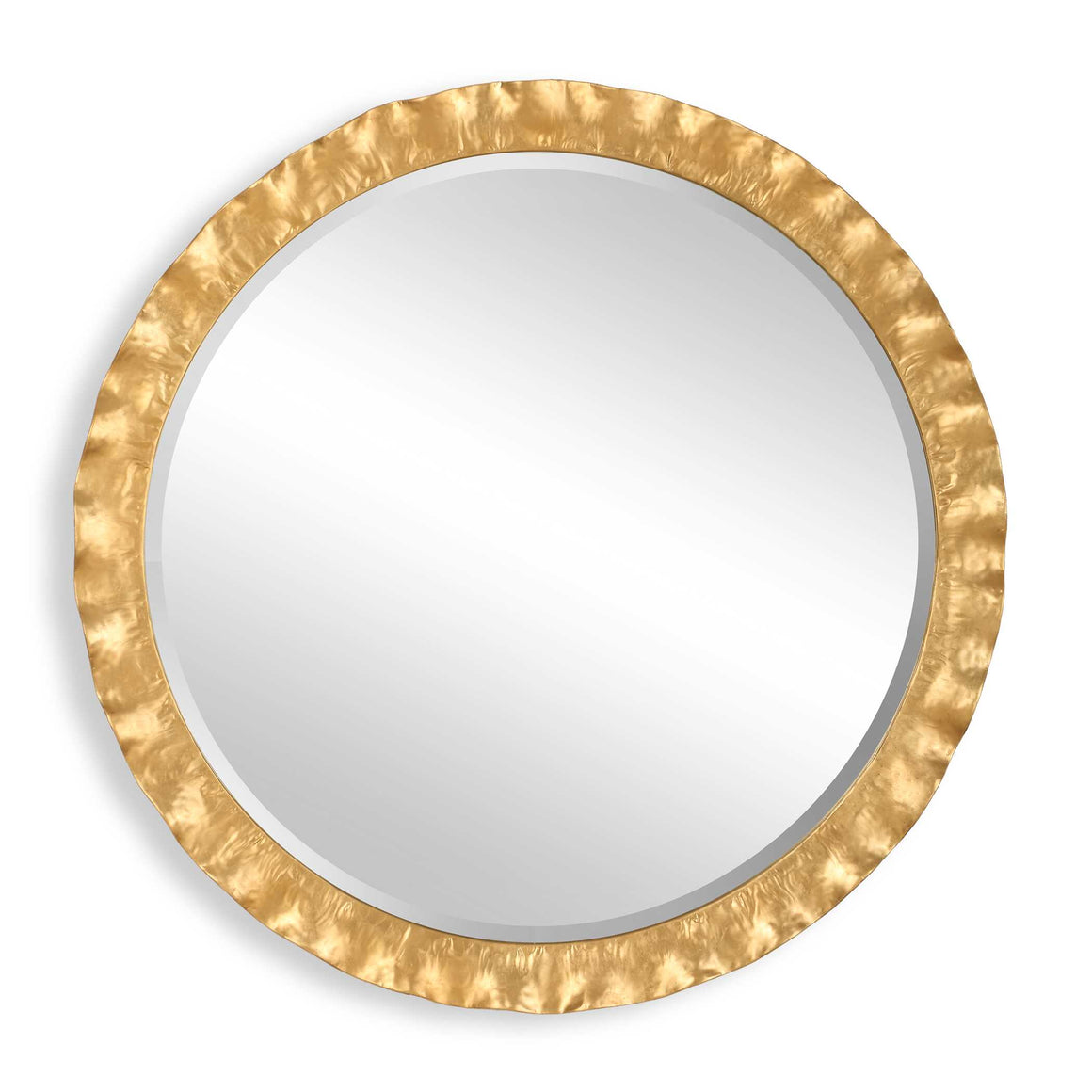Uttermost Haya Round Gold Mirror
