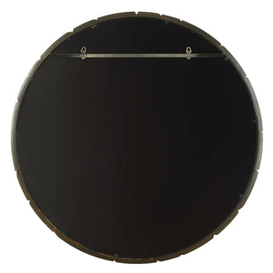 Uttermost Auger Amber Glass Round Mirror