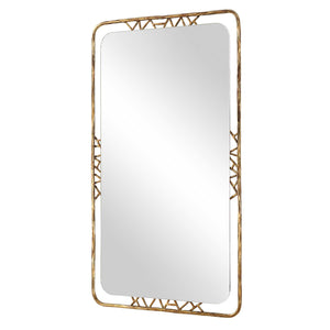 Uttermost Tahoma Antiqued Gold Mirror