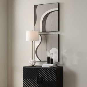 Uttermost Joel Modern Wood Wall Art Set/2